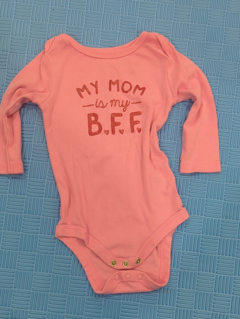 5/$10 - Joe Fresh - Pink Long-Sleeve 'My Mom is my B.F.F.'